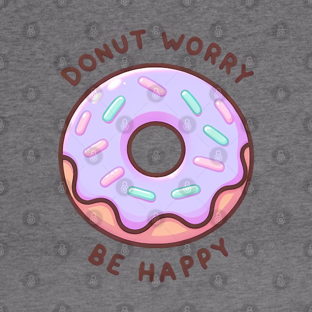 Donut Worry Be Happy - Sweet Encouragement Gift by Umbrella Studio